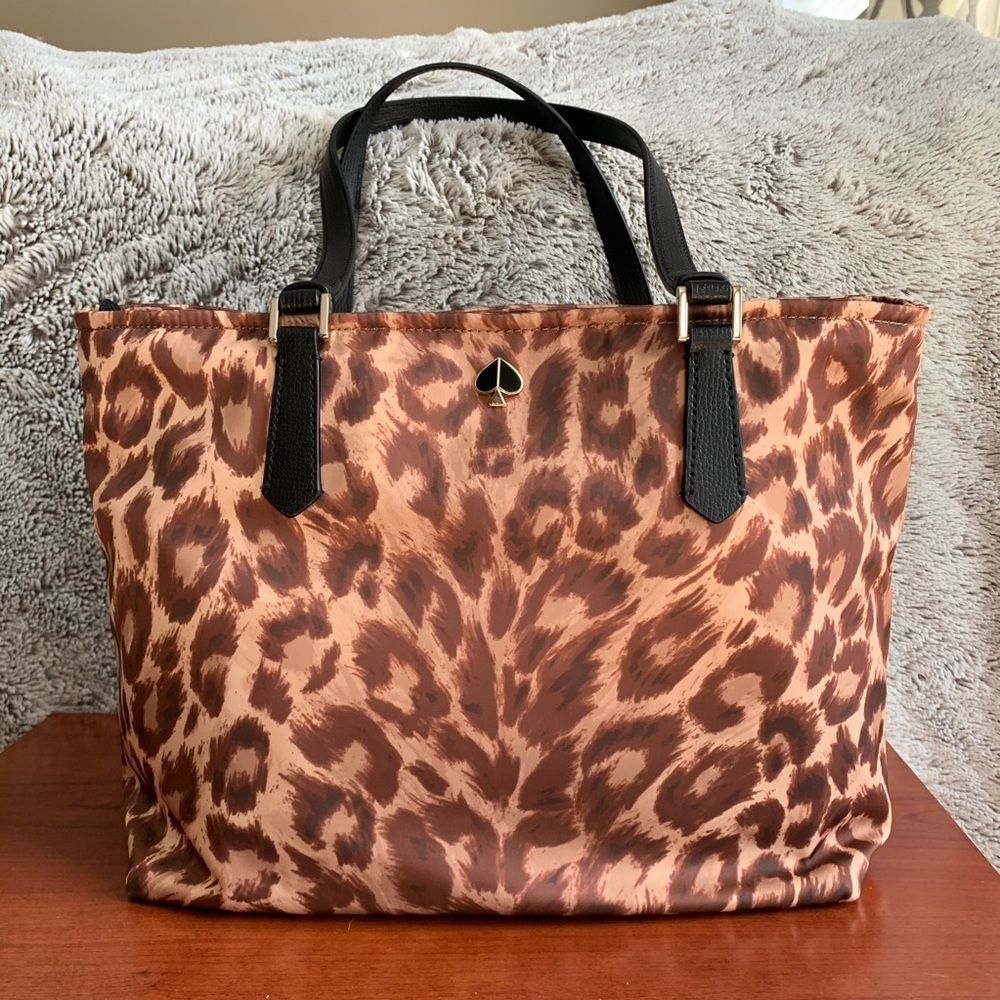 Kate Spade Taylor Leopard Medium Tote